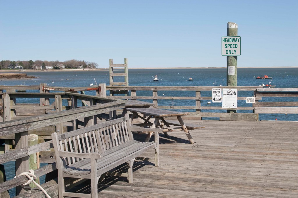 The pier at Snug Harbor in Duxbury, home of Duxbury Bookkeeping.